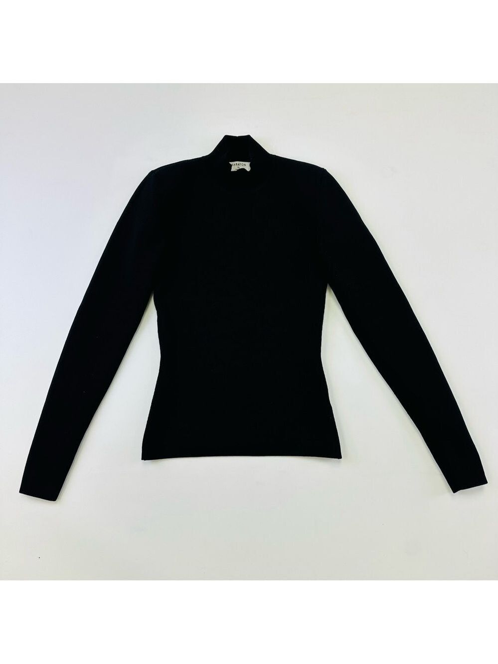 Aritzia Babaton black knit turtleneck Womens contour fit knit